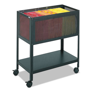Safco® Steel Mesh Open Top Tub File, 13.5w x 24.25d x 27.5h, Black (SAF5350BL)