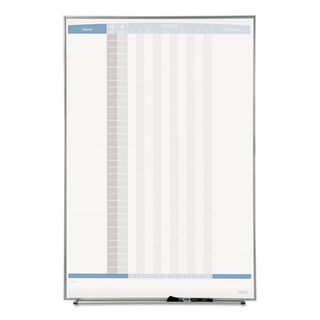 Quartet® Matrix Employee Tracking Board, 34 x 23 (QRT33705)