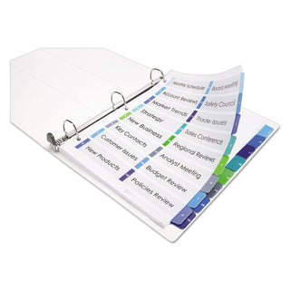 Avery® Customizable TOC Ready Index Double Column Multicolor Dividers, 16-Tab, Letter (AVE11320)