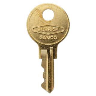 Bobrick Cat 74 Key for Towel Dispensers, Metal Key (BOB330-43)