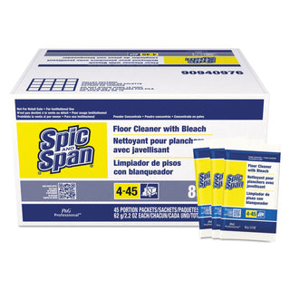 Spic and Span® Professional Powder Floor With Bleach, Concentrate, 2.2 oz. Packets, 45/Case (PAG02010)