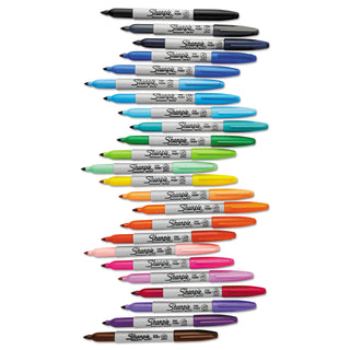 Sharpie® Fine Tip Permanent Marker, Assorted Colors, 24/Pack (SAN31993PP)
