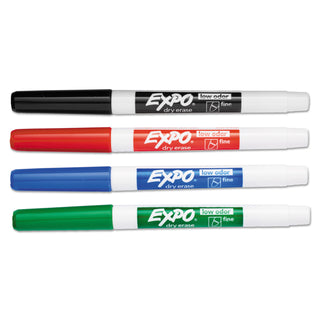 EXPO® Low-Odor Dry Erase Marker Office Pack, Fine Bullet Tip, Assorted Colors, 36/Pack (SAN2003893)