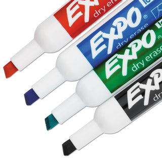 EXPO® Low-Odor Dry Erase Marker Office Pack, Broad Chisel Tip, Assorted Colors, 192/Pack (SAN2003995)