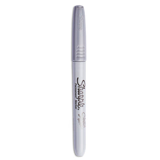 Sharpie® Metallic Fine Point Permanent Markers, Bullet Tip, Silver, 36/Pack (SAN2003899)