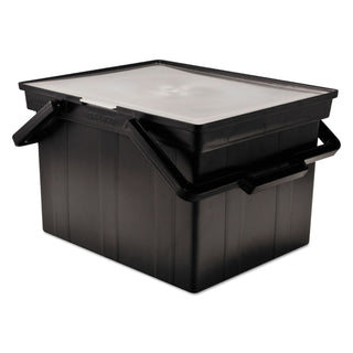 Advantus Companion Portable File, Letter/Legal Files, 17" x 14" x 11", Black (AVTTLF2B)