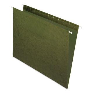 Pendaflex® Standard Green Hanging Folders, Letter Size, Straight Tab, Standard Green, 25/Box (ESS81600)