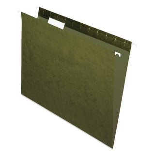 Pendaflex® Standard Green Hanging Folders, Letter Size, 1/5-Cut Tab, Standard Green, 25/Box (ESS81602)