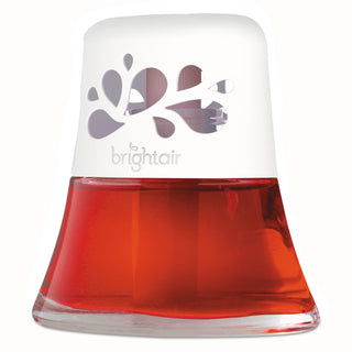 BRIGHT Air® Scented Oil Air Freshener, Macintosh Apple and Cinnamon, Red, 2.5 oz, 6/Carton (BRI900022CS)
