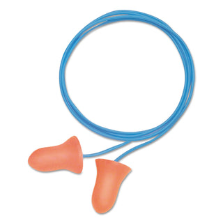 Howard Leight® by Honeywell MAXIMUM Single-Use Earplugs, Corded, 33NRR, Coral, 100 Pairs (HOWMXM30)