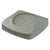 Rubbermaid® Commercial Untouchable Square Swing Top Lid, 16w x 16d x 4h, Gray (RCP2689-88GRA)