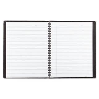 Blueline® Duraflex Poly Notebook, 1-Subject, Medium/College Rule, Black Cover, (80) 11 x 8.5 Sheets (REDB4181)