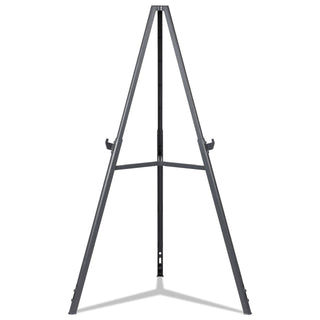 MasterVision™ Quantum Heavy Duty Display Easel, 35.62" - 61.22"H, Plastic, Black (BVCFLX11404)