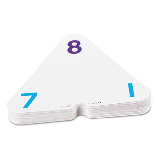 TREND® Addition/Subtraction Three-Corner Flash Cards, 6 & Up, 48/Set (TEPT1670)