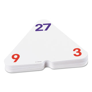 TREND® Multiplication/Division Three-Corner Flash Cards, 8 & Up, 48/Set (TEPT1671)