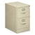 Alera® Two-Drawer Economy Vertical File, 2 Legal-Size File Drawers, Putty, 18.25" x 25" x 29" (ALEHVF1929PY)