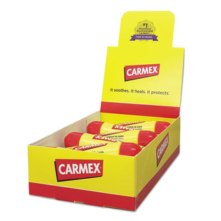 Carmex® Moisturizing Lip Balm, Original Flavor, 0.35oz, 12/Box (LIL11313)