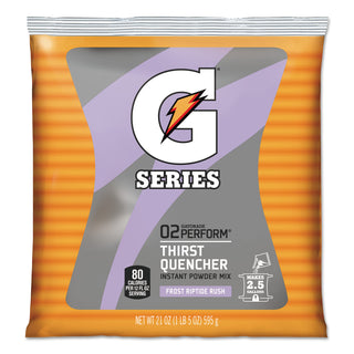 Gatorade® Original Powdered Drink Mix, Riptide Rush, 21oz Packets, 32/Carton (308-33673)