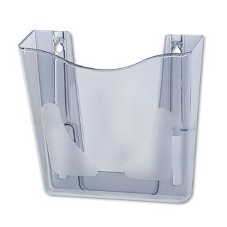 deflecto® Euro-Style DocuPocket Portrait Wall File, 10 1/4 x 10 x 4, Smoke (DEF63002)