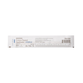 McKesson Swabstick Cotton Tip Wood Shaft 6 Inch Sterile 1 per Pack (999736_PK)