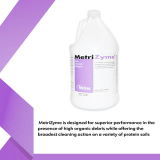 MetriZyme® Dual Enzymatic Instrument Detergent Liquid RTU 1 gal. Jug Mint Scent (929309_CS)