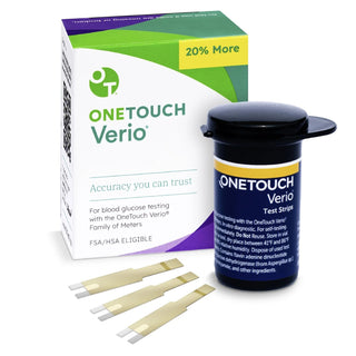 OneTouch® Verio® Blood Glucose Test Strips 50 Strips per Pack (939082_BX)