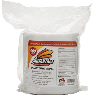 2XL Advantage Sanitizing Wipes, 6" x 8", 1RL, White (TXLL36RL)