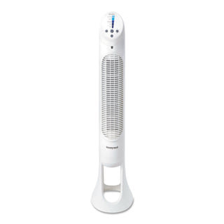 Honeywell QuietSet Whole Room Tower Fan, White, 5 Speed (HWLHYF260W)