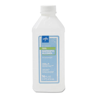 Medline Isopropyl Rubbing Alcohol, Pint (MDS098003ZH)