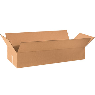 30 x 12 x 6" Flat Corrugated Boxes, Bundle Of 25 (30126)