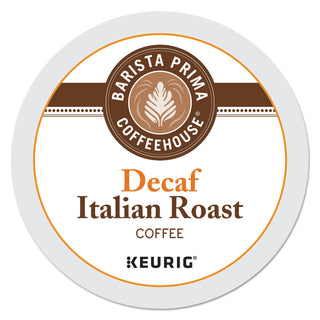 Barista Prima Coffeehouse® Decaf Italian Roast Coffee K-Cups, 24/Box (GMT8506)