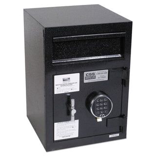 FireKing® Depository Security Safe, 0.95 cu ft, 14 x 15.5 x 20, Black (FIRSB2014BLEL)