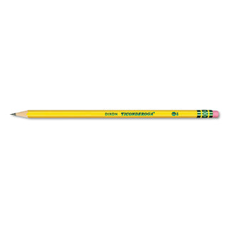 Ticonderoga® Pencils, HB (#2), Black Lead, Yellow Barrel, 96/Pack (DIX13872)
