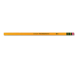 Ticonderoga® Pencils, HB (#2), Black Lead, Yellow Barrel, 96/Pack (DIX13872)