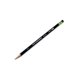 Ticonderoga® Woodcase Pencil, HB #2, Black Barrel, Dozen (DIX13953)