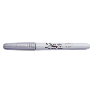 Sharpie® Metallic Permanent Markers, Fine Point, Metallic Silver (SAN39109PP)