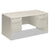 HON® 38000 Series Double Pedestal Desk, 60w x 30d x 30h, Silver Mesh/Light Gray (HON38155B9Q)