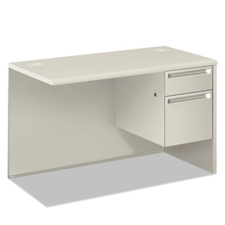 HON® 38000 Series Return Pedestal, Box/File, 26.38wx50.38dx31.38h, Right,Silver/Lt GY (HON38215RB9Q)