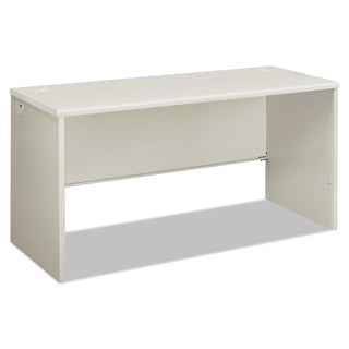 HON® 38000 Series Desk Shell, 60w x 24d x 30h, Silver Mesh/Light Gray (HON38922B9Q)