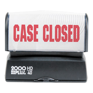 Cosco® HD Custom Stamp, Pre-Inked, Blk/Blue/Green/Gold/Orange/Red/Violet, 2 5/16 x 7/8 (COS1PIHD40)