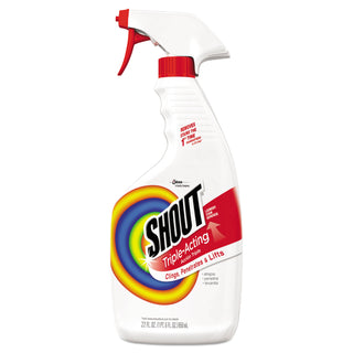 Shout® Laundry Stain Treatment, 22 oz Spray Bottle, 8/Carton (SJN356160CT)