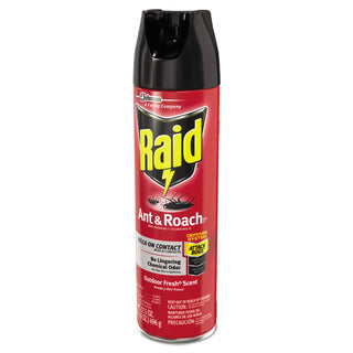Raid® Ant and Roach Killer, 17.5 oz Aerosol Spray, Outdoor Fresh (SJN351104EA)