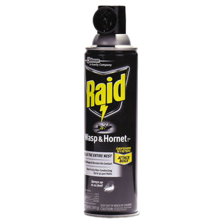 Raid® Wasp and Hornet Killer, 14 oz Aerosol Spray, 12/Carton (SJN377651)