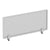 Alera® Polycarbonate Privacy Panel, 47w x 0.50d x 18h, Silver/Clear (ALEPP4718)