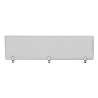 Alera® Polycarbonate Privacy Panel, 65w x 0.50d x 18h, Silver/Clear (ALEPP6518)