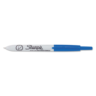 Sharpie® Sharpie Markers, Retractable, Ultra Fine, 12/BX, Blue (SAN1735792DZ)