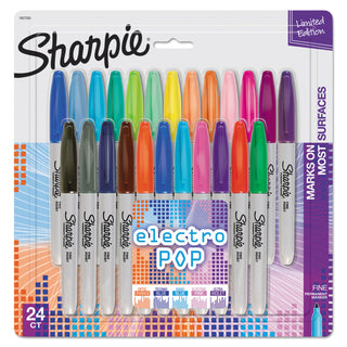 Sharpie® Fine Tip Permanent Marker, Assorted Colors, 24/Pack (SAN31993PP)
