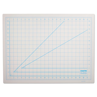 X-ACTO® Self-Healing Cutting Mat, Nonslip Bottom, 1" Grid, 18 x 24, Gray (HUNX7762)