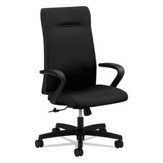 HON® Ignition Series Executive High-Back Chair, Supports up to 300 lbs., Black Seat/Black Back, Black Base (HONIE102CU10)