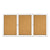 Quartet® Enclosed Bulletin Board, Natural Cork/Fiberboard, 72 x 36, Silver Aluminum Frame (QRT2366)